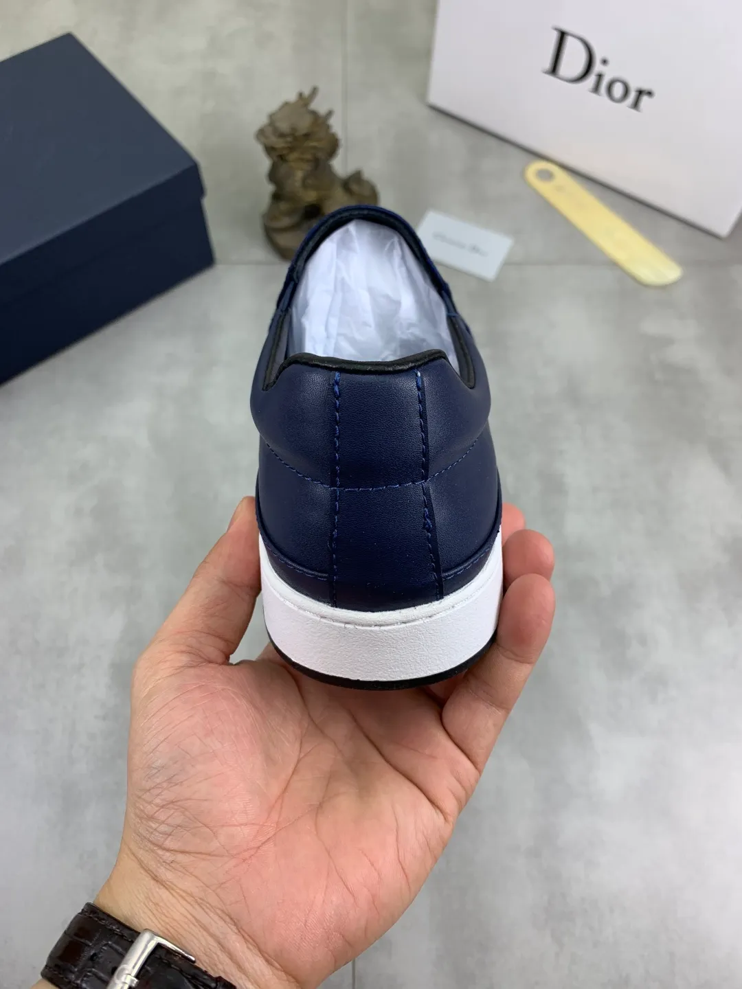 Men's Men's Shoes💰P400💰[New Style]🆘[Dior] 2025 Dior Original Lace-up Low-top Men's Shoes Classic casual shoes 🔥This model is the official flagship model with high quality and made by famous original designers. It is made of high-quality cowhide with original materials➕Comfortable and breathable mesh lining➕Pigskin insole. The perfect last shape and generous and fashionable design have attracted many consumers. Suitable for drivers to drive🚗. What you want is the highest quality in the market. Color: 4️⃣Color code number: 38--44 (45 customized)